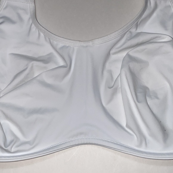 44F SYROKAN Sports Max Control Exterior Underwire Bra High Impact White Unpadded - Picture 11 of 13